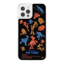 iPhone12 iPhone12 Pro ケース ハードケース ハイブリッド ピクサー ラメグリッター トイ・ストーリー_シルエット総柄 カバー アイフォン トゥエルブ トゥエルブプロ アイホンケース スマホケース