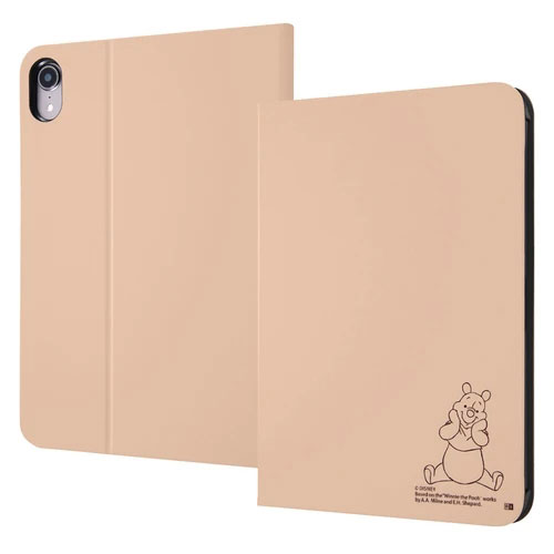 iPad mini 第7世代 第6世代 ケース 手帳型 ディズニー レザー くまのプーさん_6 カバー アイパッド ミニ タブレットケース