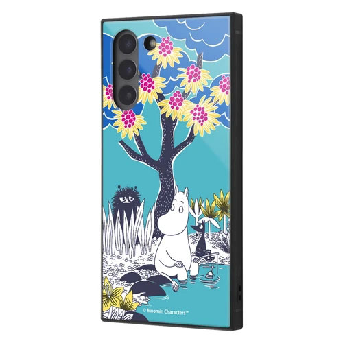 Galaxy S21 5G ケース SC-51B SCG09 ハードケース ハイブリッド ムーミン 耐衝撃 KAKU コミック_2 カバー ギャラクシーs21 galaxys21 ギャラクシー s21 スマホケース