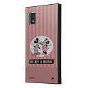 AQUOS wish3 ケース SH-53D SH-M25 A303SH A302SH ハードケース ハイブリッド ディズニー 耐衝撃 KAKU ミッキー&ミニー_80年代 アクオスウィッシュ3 カバー アクオスwish3 アクオス ウィッシュ3 スマホケース
