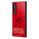 Xperia 1 V SO-51D SOG10 A301SO XQ-DQ44 ケース ハードケース ハイブリッド ディズニー 耐衝撃 KAKU ミッキーマウス_ドロップ カバー ソニー エクスペリア ワン マークファイブ Xperia 1 5 スマホケース