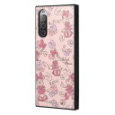 Xperia 10 V SO-52D SOG11 A302SO XQ-DC44 ケース ハードケース ハイブリッド ディズニー 耐衝撃 KAKU ミニーマウスとお花の総柄 カバー ソニー Xperia 10 5 エクスペリア テン マークファイブ スマホケース