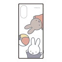 Xperia 5 V ケース SO-53D SOG12 XQ-DE44 ハードケース ハイブリッド ミッフィー KAKU ミッフィーとメラニー カバー エクスペリアファイブマークファイブ Xperia5 5 スマホケース