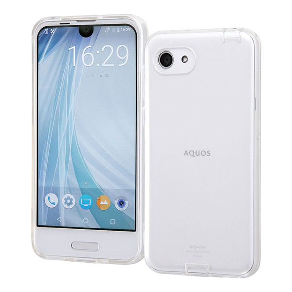 AQUOS R compactSHV41/SH-M06)  եȥ TPU ͥåդ ꥢ Сޥۥ