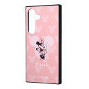 Galaxy S24 ケース SC-51E SCG25 SM-S921Q ハイブリッド ディズニー KAKU ミニーマウス_ピンク カバー galaxys24 ギャラクシーS24 スマホケース