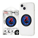 メタルリング ステッカー マーベル magness スパイダーマン スマホアクセサリー