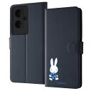 OPPO A79 5G ケース 手帳型 ミッフィー レザー シンプル マグネット ミッフィー_てくてく カバー オッポ エーセブンティーナイン スマホケース