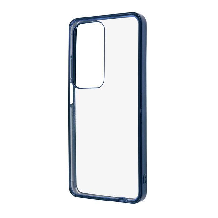 Rakuten - OPPO A3 5G ケース CPH2639 カバー ハイブリッド 衝撃吸収 バンパー メタリック ブルー カバー OPPOA3 オッポ a3 エースリー ファイブジー スマホケース