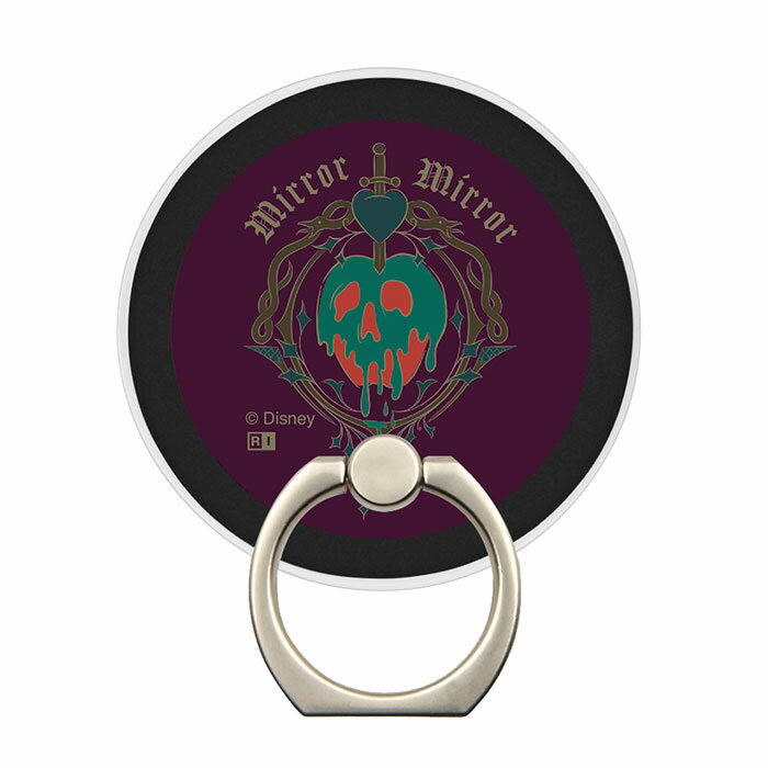 スマホリング ディズニー magness マグネット スタンド 白雪姫_毒リンゴ1 スマートフォンホールドリング スマホアクセサリー