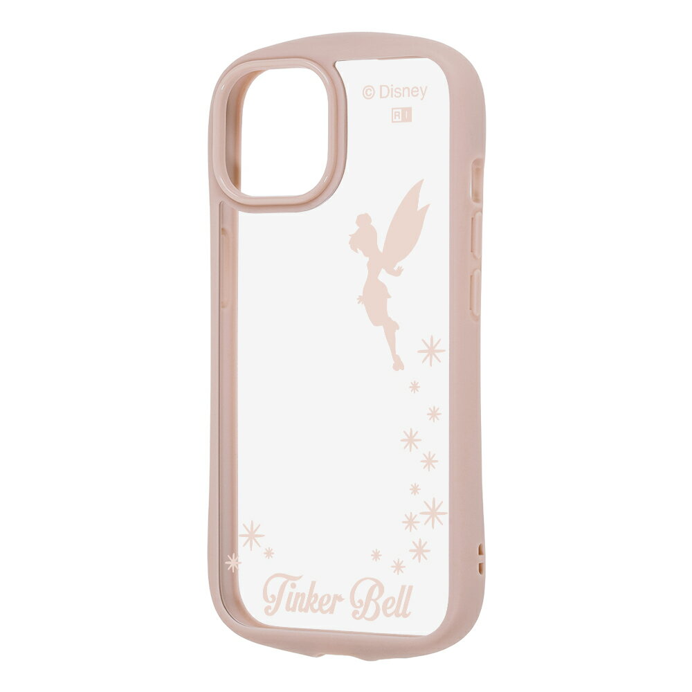 iPhone15 iPhone14 iPhone13 ケース ハイブリッド ディズニー 衝撃吸収 バンパー ティンカー・ベル カバー アイフォン スマホケース