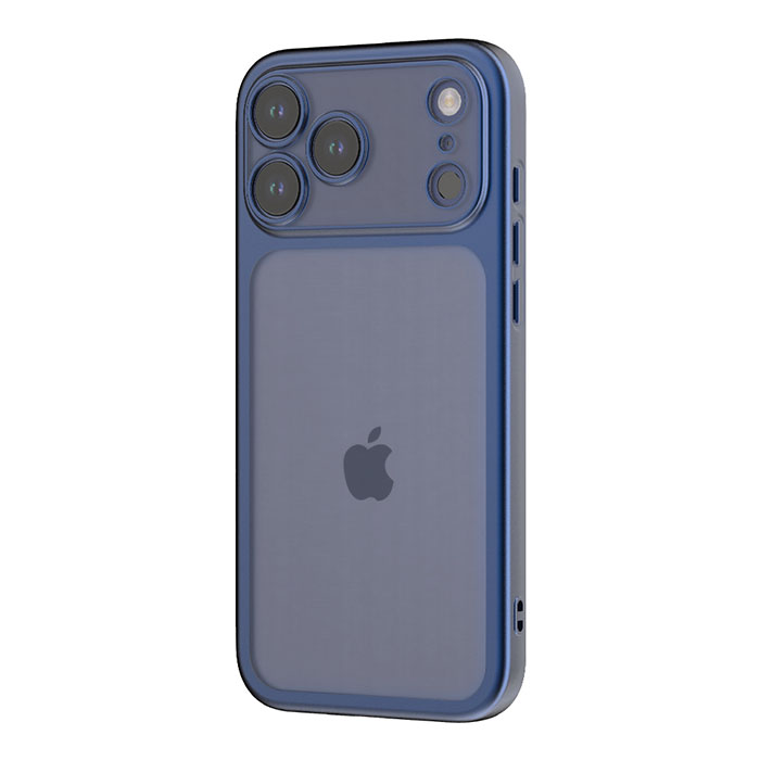 Rakuten - iPhone17ProMax ケース ソフトケース 精密設計 マット メタリック ディープブルー カバー アイフォン17プロマックス iPhone 17 Pro Max アイホン アイフォン スマホケース