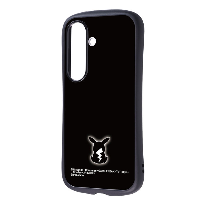 Rakuten - Galaxy S26 ケース SC-51G SCG36 SM-S942Z SM-S942C SM-S942Q ハイブリッド ポケットモンスター 衝撃吸収 ピカチュウ_シルエット2 カバー galaxys26 ギャラクシーS26 スマホケース