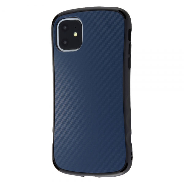 Rakuten - iPhone11 ケース ハードケース 耐衝撃 Curve ゲーム カーボンネイビー