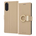 Xperia 10 II ケース SO-41A SOV43 A001SO XQ-AU42 手帳型 レザー TETRA リング付 モカ カバー エクスペリアテンマークツー Xperia10 2 スマホケース