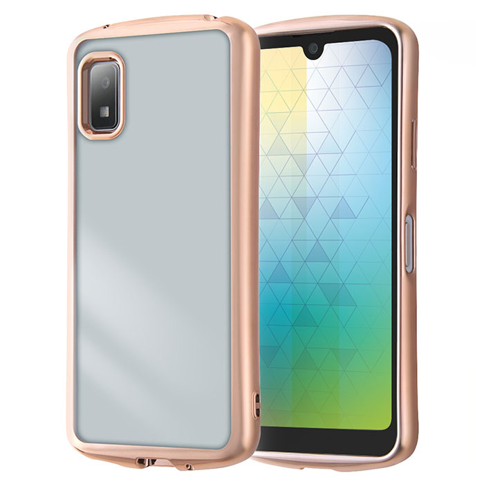 Rakuten - AQUOS wish3 ケース SH-53D SH-M25 A303SH A302SH ソフトケース 耐衝撃 TPU METAMORU ピンクゴールド アクオスウィッシュ3 カバー アクオスwish3 アクオス ウィッシュ3 スマホケース