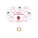 ストラップホルダー ミッフィー ストラップホルダー MIFFY STRAWBERRY_4 スマホショルダーストラップホルダー スマホアクセサリー