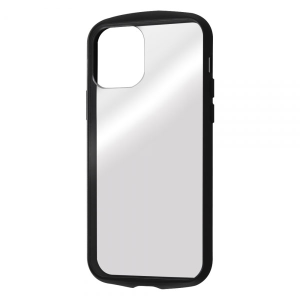iPhone12 iPhone12 Pro ケース ハードケース 耐衝撃ハイブリッド Puffull クリア ブラック カバー アイホン スマホケース(2.0)