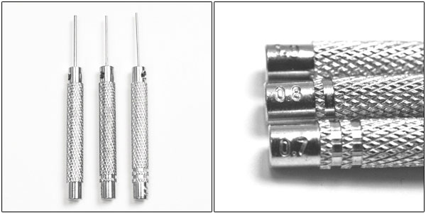 時計工具 腕時計のメタルバンドの調整に 押し出しピン3本セット