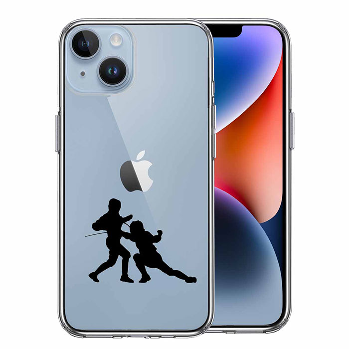 Rakuten - iPhone ケース 15 14 13 12 11 SE3 SE2 8 7 Plus mini Pro ProMax XS X SE 第3世代 第2世代 ハードケース ハイブリッド クリア フェンシング カバー アイホン アイフォン スマホケース