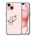 iPhone ケース 15 14 13 12 11 SE3 SE2 8 7 Plus mini Pro ProMax XS X SE 第3世代 第2世代 ハードケース ハイブリッド クリア 少女 お嬢様 白うさぎ 2 カバー アイホン アイフォン スマホケース