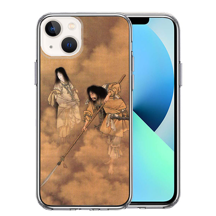 iPhone ケース 13 12 11 SE3 SE2 8 7 mini Pro ProMax XS X SE 第3世代 第2世代 ハードケース ハイブリッド クリア 日本神話 イザナギノミコト カバー アイホン アイフォン スマホケース