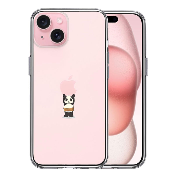 iPhone ケース 15 14 13 12 11 SE3 SE2 8 Plus mini Pro ProMax XS X SE 第3世代 第2世代 ハードケース ハイブリッド クリア パンダ アップル 重量挙げ 腹巻 カバー アイホン アイフォン スマ…