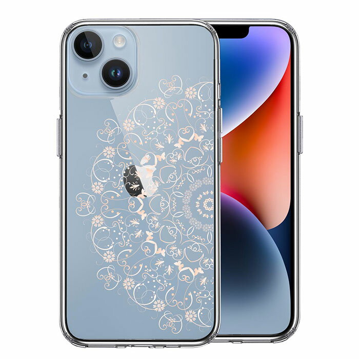 Rakuten - iPhone ケース 15 14 13 12 11 SE3 SE2 8 7 Plus mini Pro ProMax XS X SE 第3世代 第2世代 ハードケース ハイブリッド クリア 曼荼羅 花柄 カバー アイホン アイフォン スマホケース