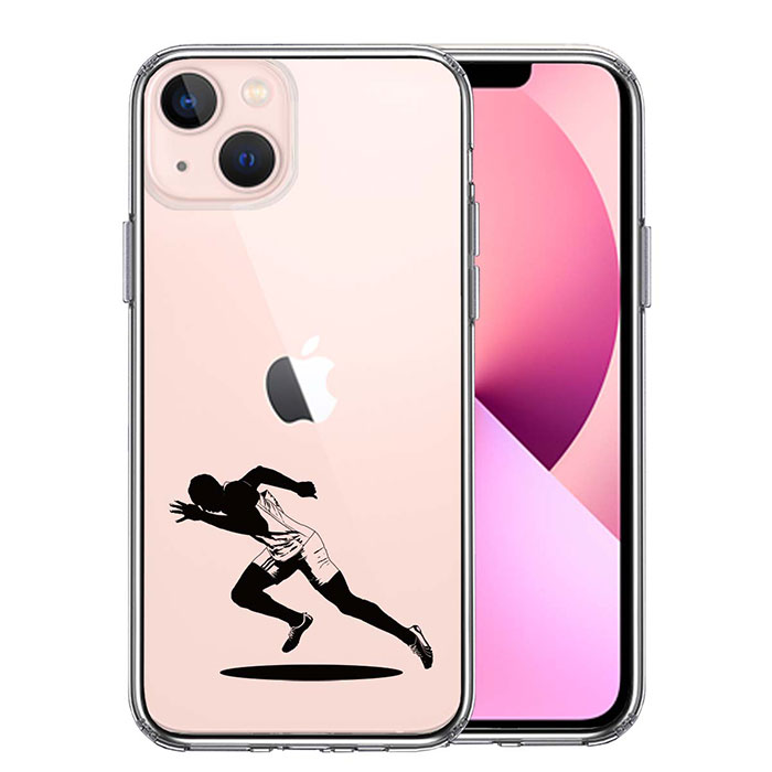 iPhone ケース 15 14 13 12 SE3 SE2 8 7 Plus mini Pro ProMax XS X SE 第3世代 第2世代 ハードケース ハイブリッド クリア スプリンター 走者 ランナー カバー アイホン アイフォン スマホケース