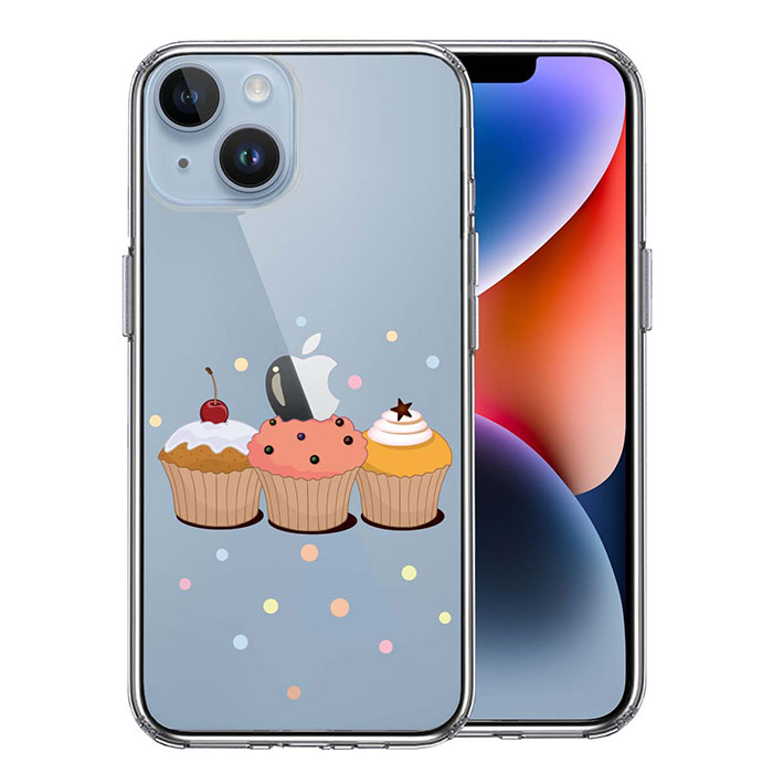 Rakuten - iPhone ケース 15 14 13 12 SE3 SE2 Plus mini Pro ProMax SE 第3世代 第2世代 ハードケース ハイブリッド クリア カップケーキ 2 カバー アイホン アイフォン スマホケース