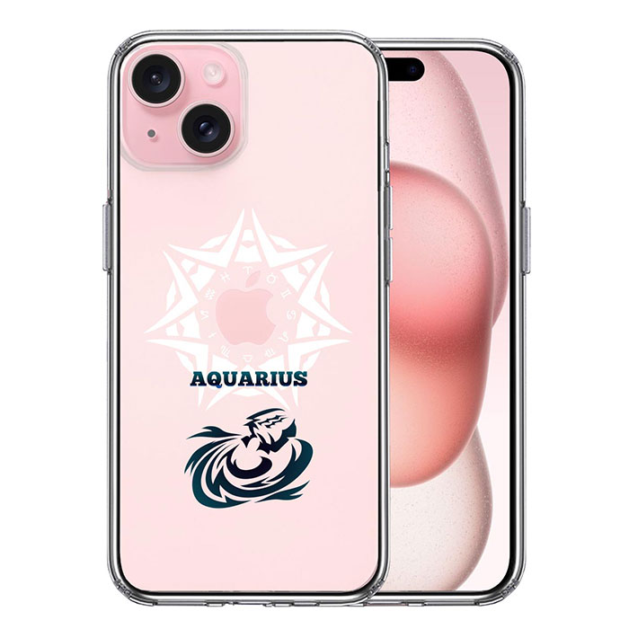 Rakuten - iPhone ケース 15 14 13 12 11 SE3 SE2 8 7 Plus mini Pro ProMax SE 第3世代 第2世代 ハードケース ハイブリッド クリア 水瓶座 みずがめ座 カバー アイホン アイフォン スマホケース