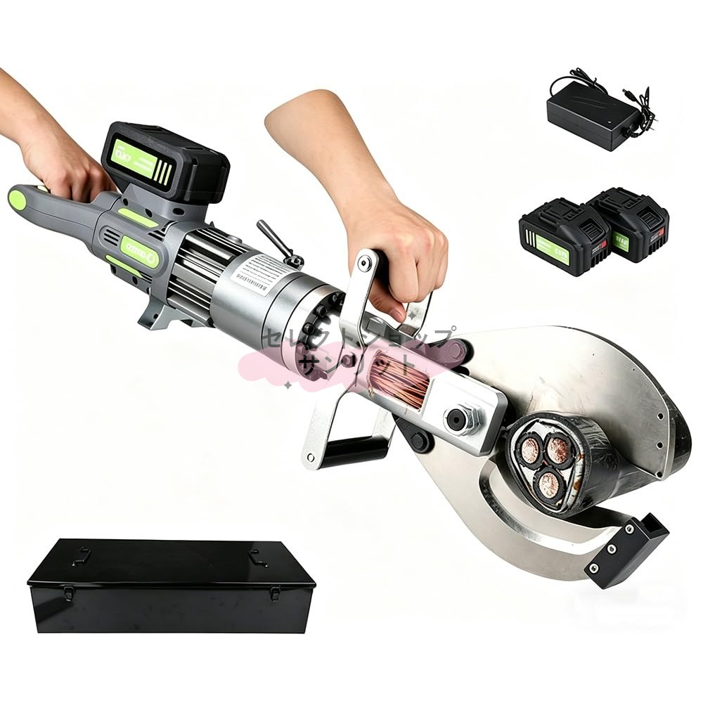 電動カッター ケーブルカッター 充電式 1800W ブラシレスモーター Φ150mm 銅・アル...