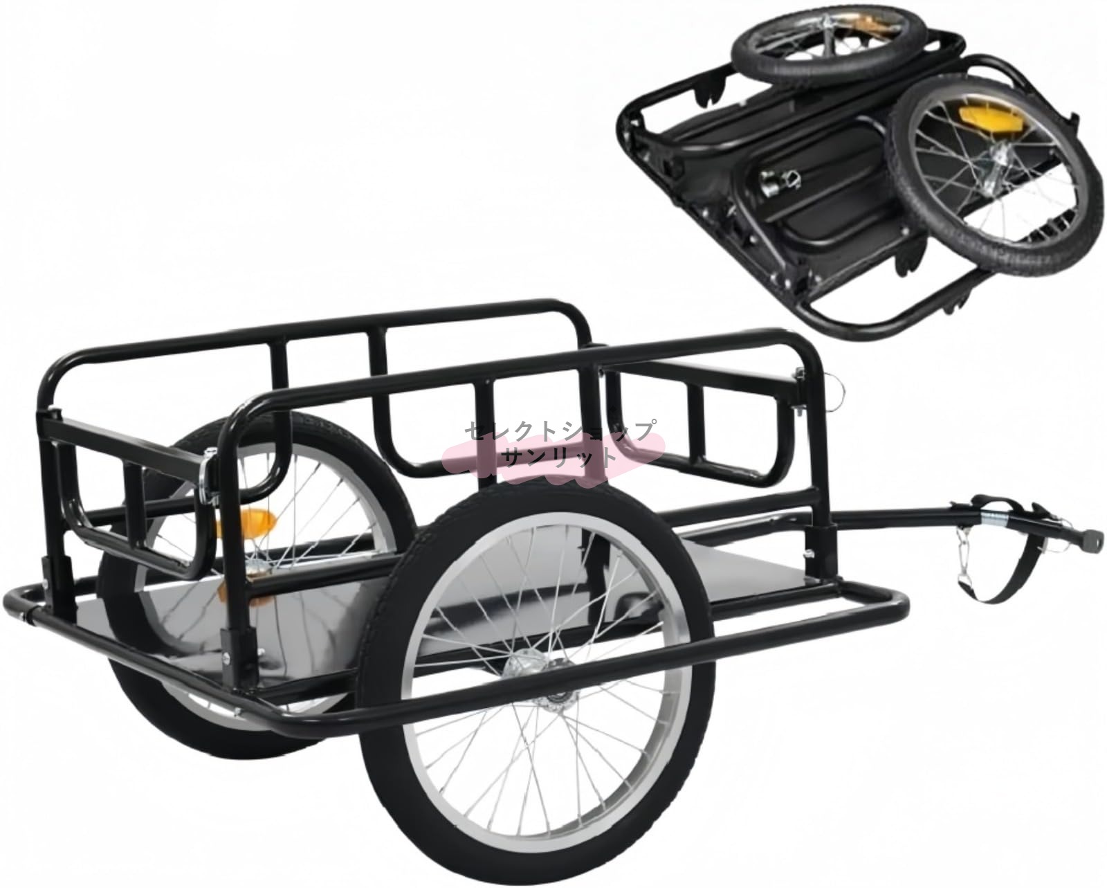 FFK5 サンライト サイクルトレーラー 自転車牽引 折りたたみ式ペットカート FFK5 サンライト サイクルトレーラー 自転車牽引 折りたたみ式ペット
