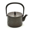 【送料無料】南部鉄器 壱鋳堂 鉄瓶 桜皮寸筒 1.0L [IH調理器100V/200V対応〕MT-14 岩手