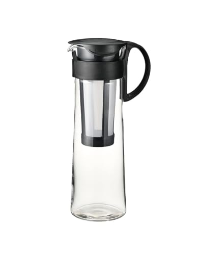HARIO(ハリオ) 水出し珈琲ポット ブラック 1000mL コーヒー ピッチャー コールドブリュー 日本製 MCPN-14-B