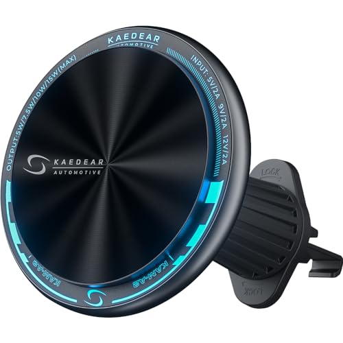 KaedearAutoMotive(カエディア) 車 スマホホルダー ワイヤレス充電 magsafe 高速 充電 マグネット 車載..