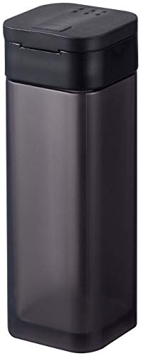 山崎実業(Yamazaki) マグネット スパイスボトル タワー ブラック 約3.7X3.8X10.5cm タワー 片手開けれ..