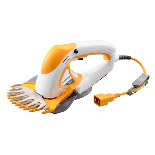 京セラ(Kyocera) 旧リョービ バリカン AB-1620 刈込幅160mm キワ刈りガイド付 693951A 【キワ刈りガイドで壁や刃を傷つけないでキワの芝をカット】 刈込幅160mm 両刃駆動 刈込高さ3段階ワンタッチ調