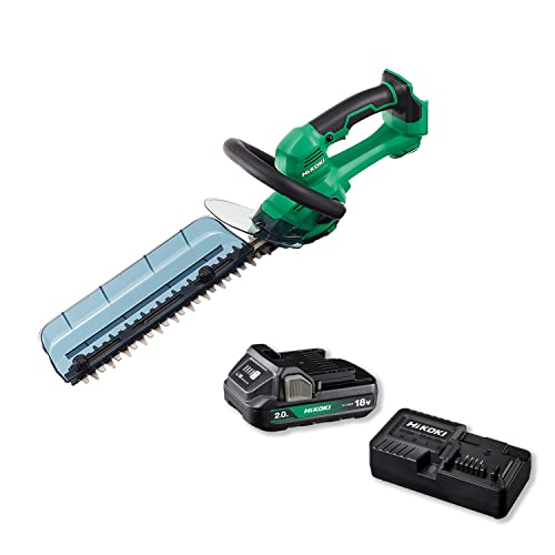 HiKOKI(ハイコーキ) 18V 充電式 ヘッジトリマー 植木バリカン 刈り込み幅 300mm 切断径15mm 2.0Ah蓄電池・充電器付き CH1830DA(BG)