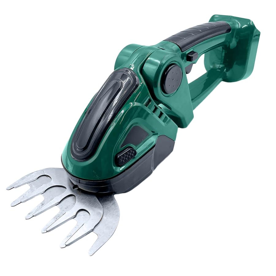 マキタ (Makita) バッテリー 対応 芝生バリカン コードレス ヘッジトリマー 2WAY 生垣 剪定 14.4V 18V 使用可能 互換 充電式 電動工具 日本語説明書 バッテリー 別売り (グリーン)