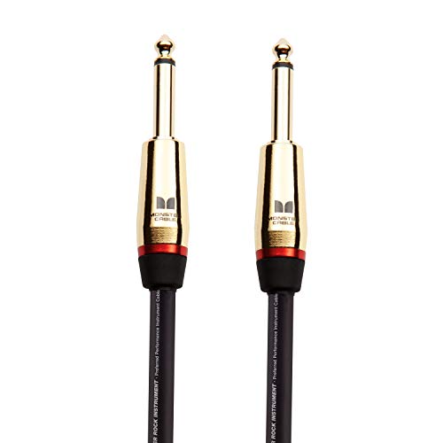 MONSTER CABLE (モンスターケーブル) 楽器用ケーブル ギターケーブル 長さ 12ft 直X直プラグ M ROCK2-12 600540 【国内正規品】