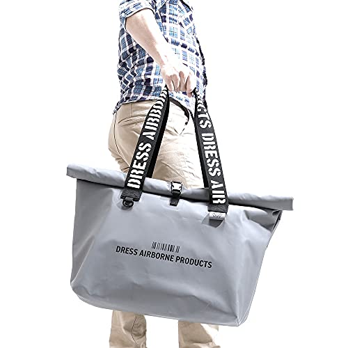 ドレス(DRESS) 防水トートバッグ 40L/BK 釣り 防災 災害 キャンプ 防水 大型収納 撥水 高機能 ウェーダー 胴長 アウトドア 焚き火台 薪バッグ カバン ビッグバッグ