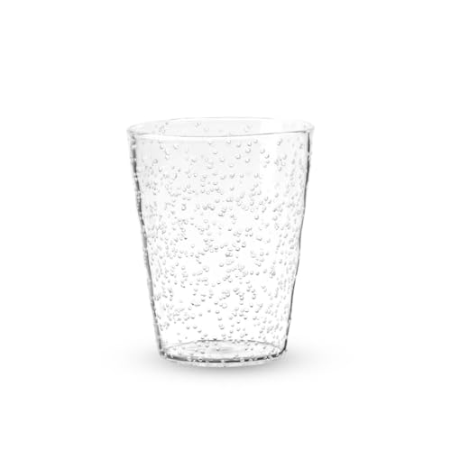 アボードホームウェア モメントバブル 割れにくいコップ 360ml クリア プラスチックグラス おしゃれなデザイン食器 スタッキング可能 食洗機対応 BPAフリー アイスコーヒー 子供 アウトドア