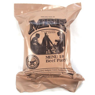 アメリカ軍 戦闘糧食 MRE レーション 24,25,26年検品 (戦闘食) MRE-102a