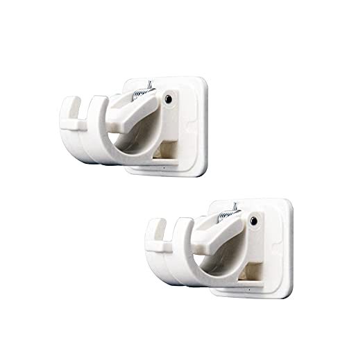 Hiro のれんかけフック のれん掛け/のれん棒受け 2個セット 耐重約2kg 模様替え インテリアに馴染む プ..