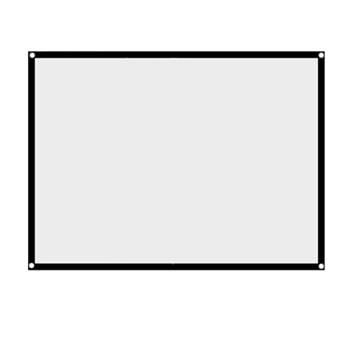 プロジェクター スクリーン 映画スクリーン ホームシアター 4:3 72インチ ポータブル 壁掛け フック付..