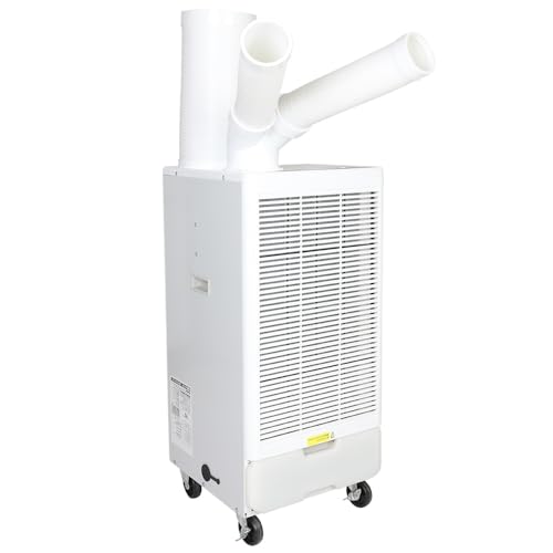 ドリームスポット スポットクーラー 業務用 ツインダクト 工事不要 スポットエアコン 冷風機 100V 排気ダクト 移動式エアコン 冷房 節電 工事現場 屋上 持ち運び 涼しい 排熱ダクトつき 熱中