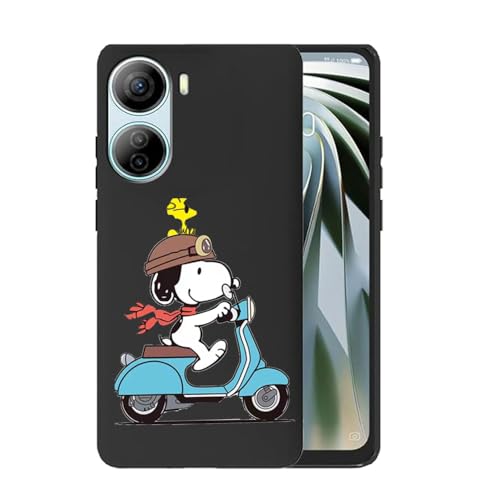 FOR ZTE Libero 5G IV スマホケース耐衝撃TPU背面アイデア黒かわいい柄スマホケースFOR ZTE Libero 5G ..