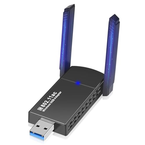 usb 無線lan 子機 wifi usb wifi 子機 1300Mbps wi-fi usbwifiアダプター 無線ラン子機 5dBi超高速通信..