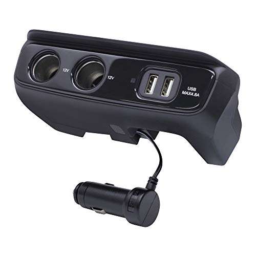 槌屋ヤック(Tsuchiya Yac) 車種専用品 トヨタ ヤリス ヤリスクロス 専用 増設ソケット 電源BOX ブラック SY-YA4