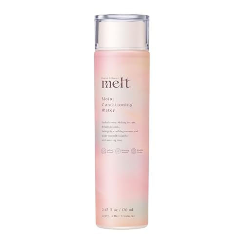 【melt】 メルト モイストコンディショニングウォーター 髪の化粧水 170ml 休息美容 マインドフルアロマ/ゼラニウム＆ミュゲの香り ヘアミスト ヘアウォーター ヘアトリートメント ドライヤ